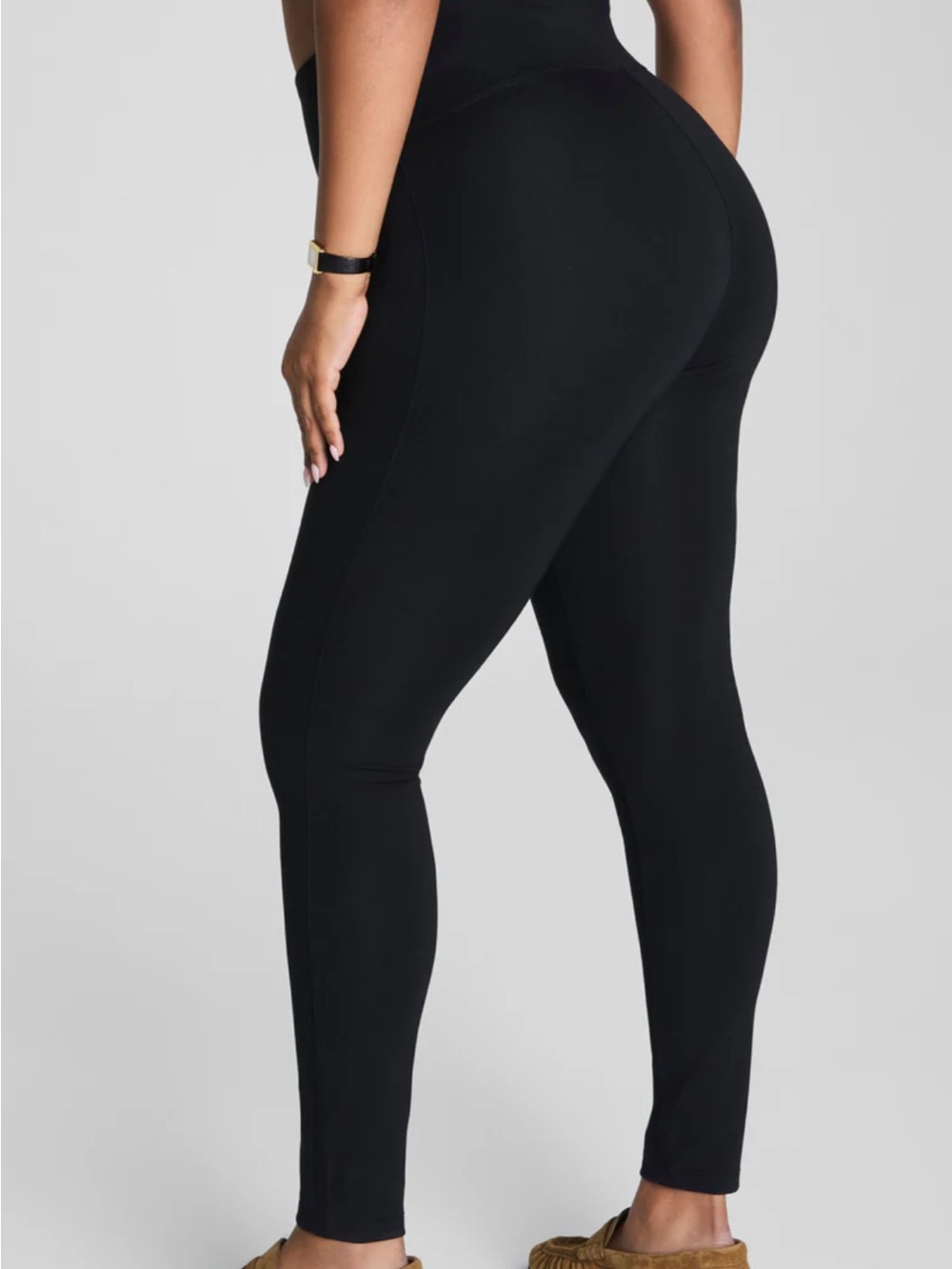 SPANX Black High-Waist Sculpting Leggings